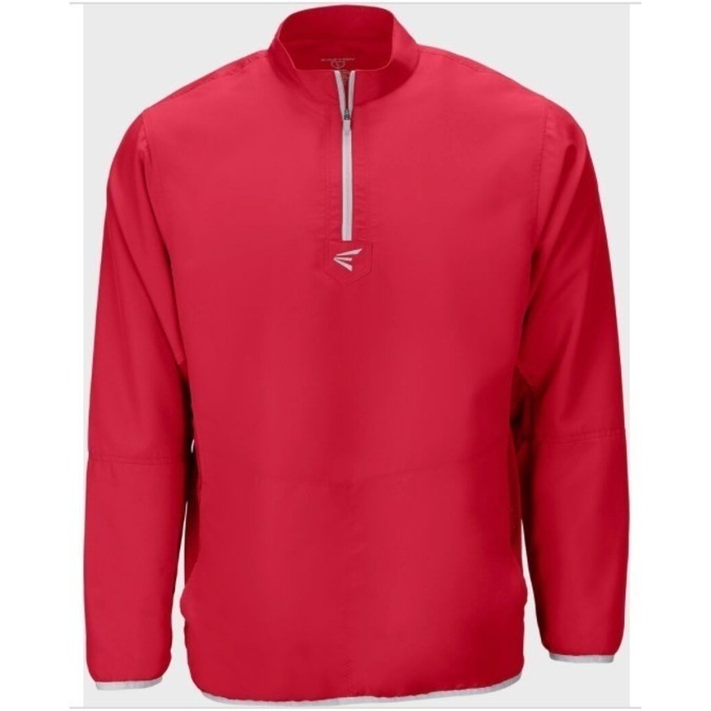 Easton Alpha Cage Jacket Youth YXL Red New Quarter Zip Long Sleeve A167511RDYXL